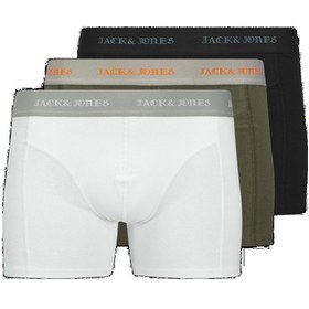 Resim Jack&Jones Jacmiles Solid Trunks 3'lü Erkek Boxer 12281994 (12281994) 