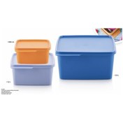 Resim Tupperware Kare Çok Amaçlı Saklama Kabı 3 Lü 500 Ml ,1.2 L,2.5 L Çok Renkli 