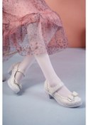 Resim EPAAVM - Topuklu Gri Sarmaşık Kız Çocuk Ayakkabı - VRKN020217FP Beyaz 