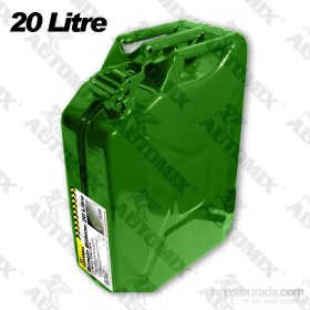 Resim Automix Benzin Bidonu Metal 20 Litre 