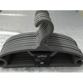 Resim Elaa Aksesuar 16LI Gondol Sert Dayanıklı Plastik Kıyafet Askı 