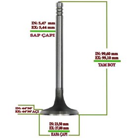 Resim SUBAP INEX STD TAKIM i10 1.1 12V SPR-3235PSPR-3236P TEK TIRNAK 