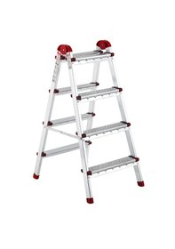 Resim Çift Çıkışlı Katlanabilir Ev Tipi Merdiven 7+7 