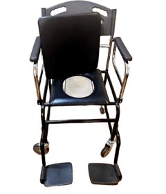 Resim Umut Ts100 Tekerlekli Klozetli Wc Banyo Sandalyesi 