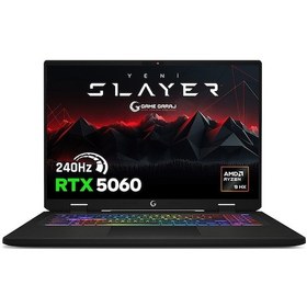 Resim Game Garaj Slayer R9MXL-5060-C2 R9-8940HX 32 GB 1 TB SSD RTX5060 17" Free Dos Dizüstü Bilgisayar 