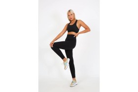 Resim Aurafit 4036 Seamless Dikişsiz Push Up Toparlayıcı Yüksek Bel Uzun Tayt 