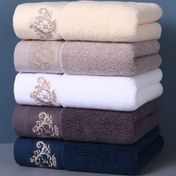 Resim 450GSM Bohemian Crown Nakışlı Havlu - Yumuşak Dikdörtgen Banyo Havlusu ve El Havlusu, Banyolar, Spor Salonları, Spa'lar için Uygun, Çoklu Renklerde Mevcut, Lüks Ev İçin Gerekli. 