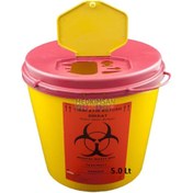 Resim Tıbbi Atık Kovası Atık Kutusu 1 Adet 5 L 