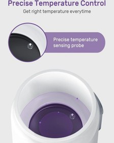 Resim Nuliie 6'sı 1 Arada Elektrikli Biberon Isıtıcı Akıllı Sıcaklık Kontrolü ve Otomatik Kapanma Biberon Isıtıcı ve Sterilizatör 