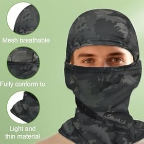 Resim PYEUIFT Kar maskesi, kar maskesi, kayak maskesi, motosiklet kaskı astarı, bisiklet aksesuarı, nefes alır, güneş koruması, erkekler ve kadınlar için 