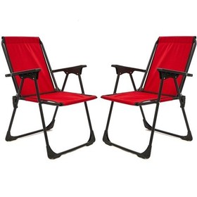 Resim Exent 45x60 Katlanır Masa + 2 Adet Kamp Sandalyesi, Çift Dikişli 120 Kg Kapasiteli-2kır-atl Çok Renkli 