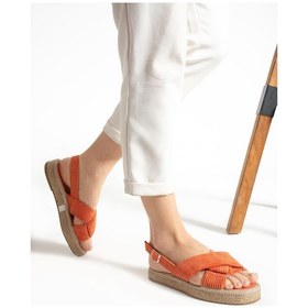 Resim Glenz Kadın Kadife Bilekten Tokalı Sandalet Ts1172 001 