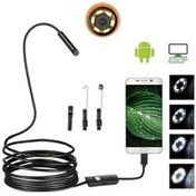 Resim Endoskop Yılan Video Kamera Led Li 5 Metre 7 Mm Sert Kablo Yüksek Kaliteli Stereo 