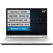 Resim Gigabyte Aero 16 BSF i7-13700H 16GB DDR5 1TB SSD RTX4070-8GB 16'' UHD+ 60 Hz Windows 11 