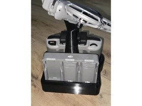 Resim Print Zone Djı Neo 2 Uyumlu Drone, Kumanda ve Şarj Istasyonu ve Sergileme Standı Kumanda ve Batarya Organizeri 