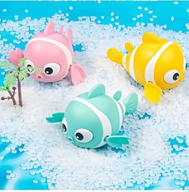 Resim Kurmalı Balık Bebek Banyo Su Oyuncağı 2 Adet 