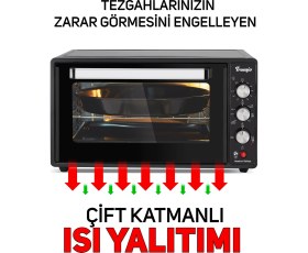 Resim Trumio Elektrikli Fırın, Turbo Fan + Lamba, Yoğurt Mayalama 