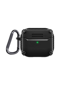 Resim Apple Uyumlu AirPods 3. Nesil Kılıf Sert Armor Karbon Görünüm A26 