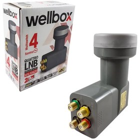 Resim Lnb Dörtlü Santral Gold 0.1Db 3D 4K Wellbox Wxl-104Qtr 