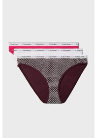 Resim Calvin Klein Bayan Külot 000qd5207e 320 Fuşya-kahve-beyaz Fuşya-kahve-beyaz 