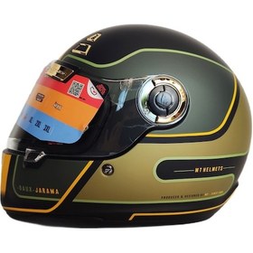 Resim MT Jarama Baux B6 Şeffaf Vizörlü Kask Mat Yeşil 