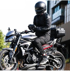 Resim Motosiklet Adventure Arka Tur Çantası Touring Mod Arka Çanta 
