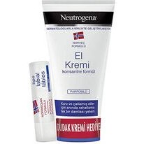 Resim Neutrogena Parfümlü El Kremi 75 ml + Dudak Kremi 4,8 g HEDİYE 