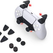 Resim beboncool Ps5 Dualsense Joystick Analog Koruyucu ve Tetik Yükseltici Trigger Kit 