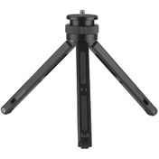 Resim Skycity Evrensel 1/4 İnç Bağlantılı, Ayarlanabilir Mini Alüminyum Tripod, Siyah Vl04bk Siyah 