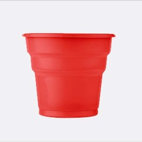 Resim Plastik Bardak Kırmızı 25 Adet 