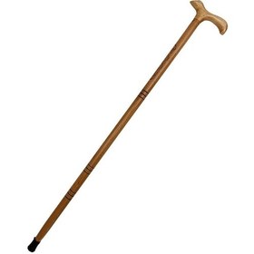 Resim Kayın Gürgen Ağacından Ahşap Baston 
