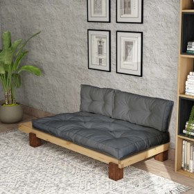 Resim Woodesk Arin Masif Natural-Gri Renk Sedir CPT8302-200 