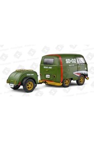 Resim Solido S1810901 1/18 Volkswagen Kool Kombi 1950 Army Fighter 