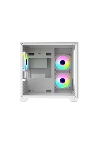 Resim Strong Shadow White 3x 120MM Argb Matx Gaming Bilgisayar Kasası (Powersız) 
