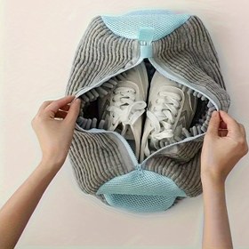 Resim Beyaz Polyester Ayakkabı Yıkama Çantası, File Astarlı, Zip Kapatma, Ayakkabı Temizleme Çantası, Spor Ayakkabı, Takı Aksesuarları, Makine Yıkama Uygun, Seyahat, Çamaşır, Öğretmenler Günü, Anneler Günü, Babalar Günü Hediyesi, Ayakkabı Temizleme Çantası, Seyahat Çamaşır Çantası, Zip Korumalı Çamaşır Çantası, 11 Festival, Çamaşır Çantaları 