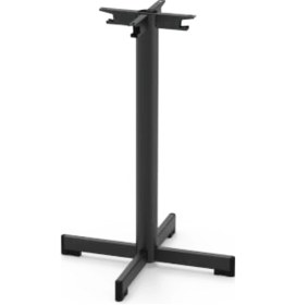 Resim Tempo Bistro Masa Ayağı Siyah Metal 71 Cm Siyah 