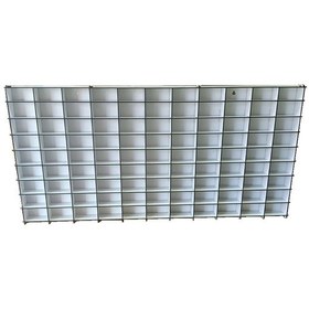 Resim Ahşap Dekoratif Duvar Araba Rafı Düz (99 Araçlık) 