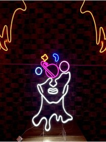 Resim BİZ BU İŞİN KEYİF KISMINDAYIZ Aklımdaki Boşluk Pleksi Neon Tabela 