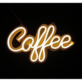 Resim Coffee Neon Yazı - Neon Coffee Yazısı Led Neon Günışığı 