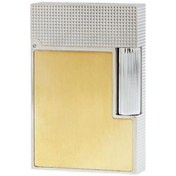 Resim 18601 St Dupont Ligne 2 Small Platinium And Brushed Gold 
