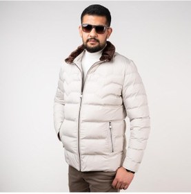 Resim Montesori Slimfit Kapitone Erkek Mont 