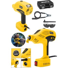 Resim Schatz 300 Amper Sjs Metal Şanzıman Çift Kart Çift Soğutmalı El Tipi Invertör Elektrot Kaynak Makinesi Sarı 