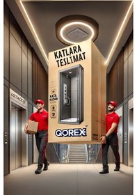 Resim - Qorex Marka - 6 Mm Füme Temper Cam Duşakabin H:190 Özel Seri Krom Aksesuar. Diğer 