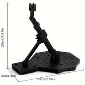 Resim MG Figür Standı Şeffaf Taban MG 1/100 Model Figürler için 