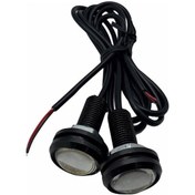 Resim 12V Gündüz Sürüş Ledi Yuvarlak Kırmızı Ledli Civatalı Mercekli N11.98 