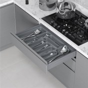 Resim Starax Gri Plastik Kaşıklık (S-2289-G) 