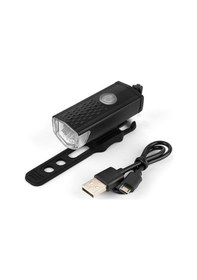 Resim Şarjlı Bisiklet Işığı Ön Far 