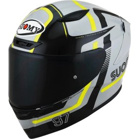 Resim Suomy Track-1 Kask Nınety Seven Grey-Yellow 