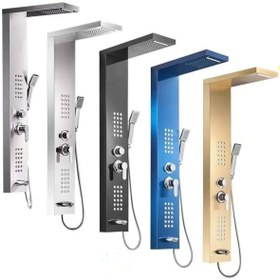 Resim SAM BANYO Sam Niagara Siyah Duş Paneli ,duş Kolonu, Robot Duş, Duş, Dikey Jakuzi 