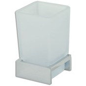 Resim CLK BANYO Çelik Banyo Kumru Set Üstü Camlı Diş Fırçalık Krom Renkli 